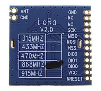 Модули беспроводные, радио G-NiceRF SX1276 Модуль LoRa1276-868цифрового трансивера LoRa с SPI интерфейсом F=868МГц U=3,3В 20dBm(100мВт)#2154642