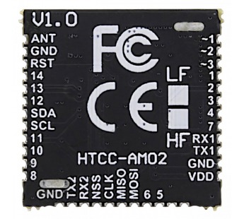 Модули беспроводные, радио HELTEC ASR6502+SX1262 МодульHELTEC CubeCell Plus HTCC-AM02 (V1) беспроводной LoRaF=863-923МГц U=3,3В 21dBm (125мВт)#2154632
