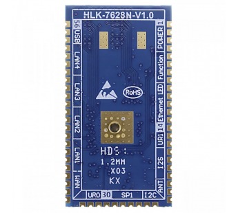 Модули беспроводные, радио Hi-Link HLK-7628N Модуль Wi-Fi наMT7628AN с интерфейсами 5xEthernet/USB/UART/SPI/I2C/I2S/GPIO/PWM#2154628