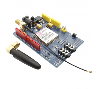 Модули беспроводные, радио NONAME SIM900A Модуль GSM/GPRSShield на плате с разъемом SIM Uвх=5-26В для отладочной платы UNO#2155479