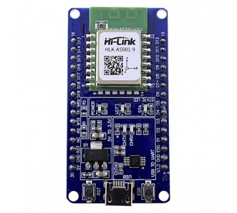 Модули датчиков Hi-Link HLK-AS201-9 kit Модуль 3-х осевогоакселерометра, гироскопа и магнитометра с Bluetooth BLE 5.1/UART наплате#2154704