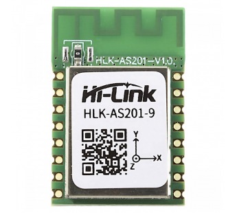 Модули датчиков Hi-Link HLK-AS201-9 Модуль 3-х осевогоакселерометра, гироскопа и магнитометра с Bluetooth BLE 5.1/UART#2154702