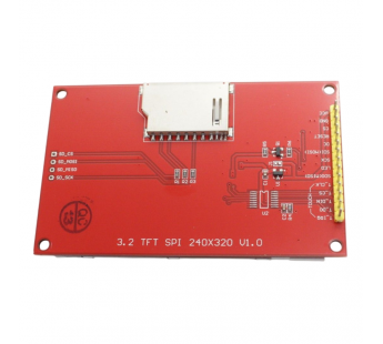 Модули индикации, управления NONAME LCD TFT 3,2" ГрафическийTFT-дисплей 240x320 контроллер ILI9341 (RGB)#2154760