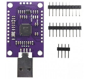 Модули интерфейсов NONAME FT232HQ МодульUSB-UART/SPI/I2C/GPIO с USB тип A#2154798