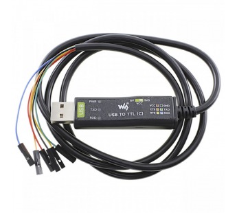 Модули интерфейсов WAVESHARE FT232RNL Адаптер USB-TTL(C) 6pin3.3В/5В#2154796