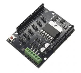 Модули управления двигателем NONAME L298HN Модуль Motor Shield2-х канального драйвера двигателя постоянного тока для отладочнойплаты UNO#2154829