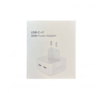 Сетевой адаптер Apple USB‑C Dual 35W Compact (в коробке)#2154932
