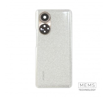 Задняя крышка Huawei Honor 50 (NTH-NX9) (Серебряный) (Со стеклом камеры) Premium#2168585