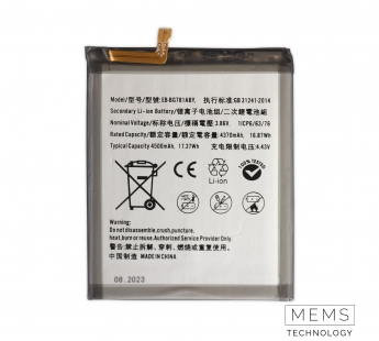 Аккумулятор Samsung Galaxy A52 (SM-A525F) / S20 FE (SM-G780F) EB-BG781ABY 4500mAh VoltPack#2155139