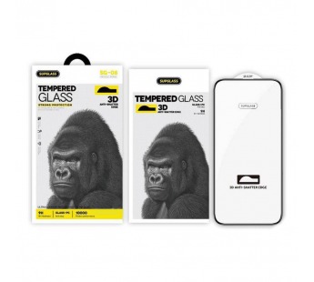 Защитное стекло Supglass SG-08 for iPhone 15/16 (С бортами)#2155269