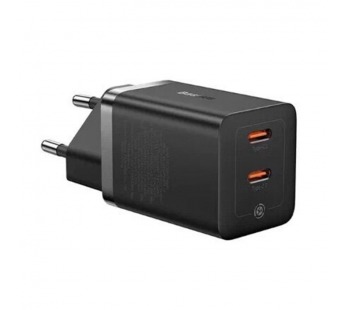 СЗУ Baseus GaN5 Pro (Быстрая зарядка) (USB C+ USB C) (40W EU) (Черный)#2155158
