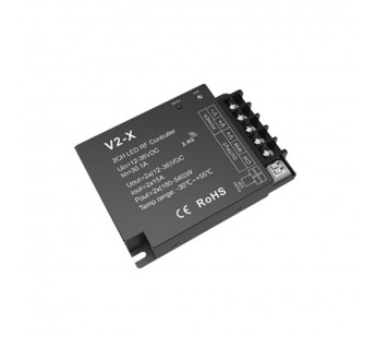 Контроллер RF Bezteni V2-X 2CH 15A 12-48V, шт#2155409