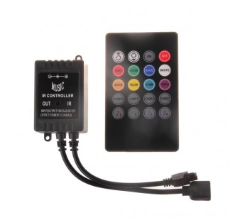 Контроллер с пультом IR KP-309 3CH 2A 12V 1 зона, шт#2155394