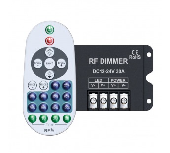 Контроллер с пультом RF KP-106 1CH 30A 12-24V 1 зона, шт#2155391