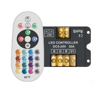 Контроллер с пультом RF KP-313 3CH 30A 5-24V 1 зона, шт#2155388