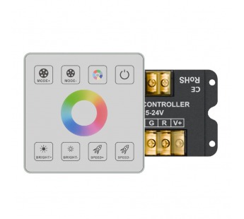 Контроллер с пультом RF RoRi A2 3CH 30A 5-24V 1 зона, шт#2155349