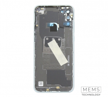Задняя крышка Huawei Honor 9A (MOA-LX9N) (Голубой) (Со стеклом камеры) Premium#2155366