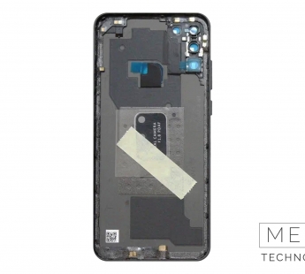 Задняя крышка Huawei Honor 9A (MOA-LX9N) (Черный) (Со стеклом камеры) Premium#2155370