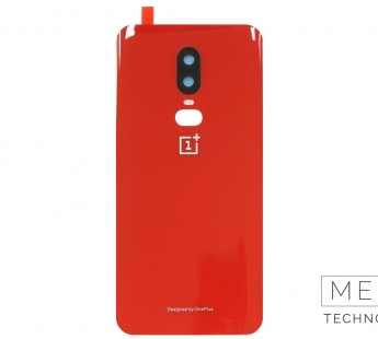 Задняя крышка OnePlus 6 (Красный) (Со стеклом камеры) Premium#2155377
