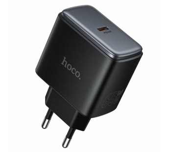 Адаптер Сетевой Hoco C159A Type-C 65W (black) (243833)#2160930
