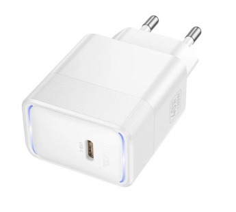 Адаптер Сетевой Hoco CS113A Type-C 40W (white) (244468)#2160937