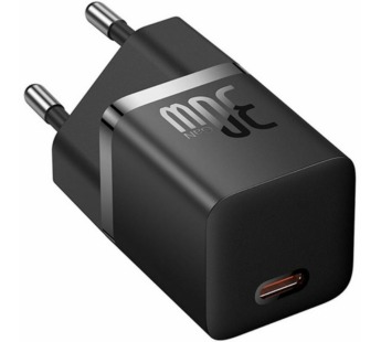 СЗУ Baseus GaN5 (Быстрая зарядка) (mini) (USB C) (30W EU) (Черный)#2156313