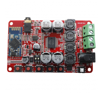 Модули аудио NONAME TDA7492P Модуль XH-337 УНЧ D-класса 2x25Втс приемником Bluetooth Uпит=8-25В#2160895