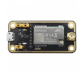 Модули беспроводные, радио EBYTE Модуль E32-900T20S цифровоготрансивера LoRa на плате E32-900TBL-01 с CH340G F=862-931МГц U=5В20dBm SMA-K (100мВт)#2156849