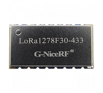 Модули беспроводные, радио G-NiceRF SX1278 МодульLoRa1278F30-433 цифрового трансивера LoRa с SPI интерфейсомF=433МГц U=5В 30dBm (1Вт)#2156845
