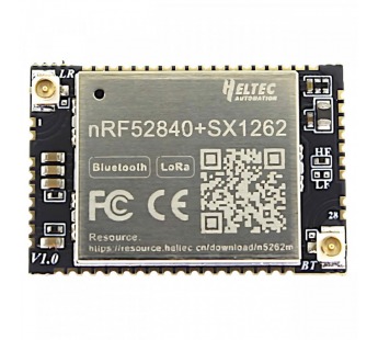 Модули беспроводные, радио HELTEC nRF52840+SX1262 МодульHELTEC Mesh Node N5262M беспроводной BLE/LoRa F=863-870МГцU=3,3В 21dBm (125мВт)#2156886