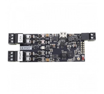 Платы отладочные LILYGO ESP32-D0WDQ6+25Q32JVSQ+CH9102FОтладочная плата LILYGO T-CAN485 с Wi-Fi/BLE/RS-485/CAN Type-C#2156855