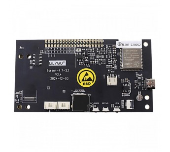 Платы отладочные LILYGO ESP32-S3-WROOM-1-N16R8 Отладочнаяплата LILYGO T5 e-Paper с LCD E-Paper 4,7" 540x960 EDO47TC1 Type-C#2156893