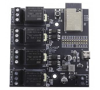 Платы отладочные LILYGO ESP32-S3-WROVER-E Отладочная платаLILYGO T-Relay коммутации SPDT 4 канала#2156867