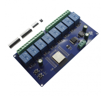 Платы отладочные NONAME ESP-32E Отладочная плата Wi-Fi/Bluetooth с8 релейными каналами SPDT AC 250В 10А#2160888