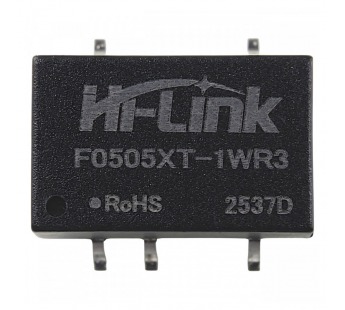 Модули питания Hi-Link F0505XT-1WR3 Модуль DC-DC преобразователь сгальванической развязкой Uвх=5В Uвых=5В Pвых=1Вт SMD#2156812