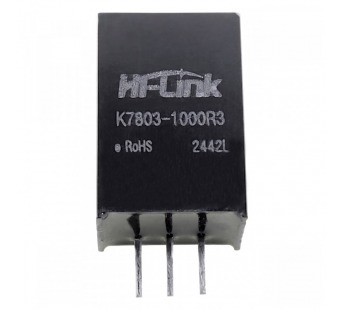 Модули питания Hi-Link K7803-1000R3 Модуль DC-DC преобразовательUвх=6-36В Uвых=3,3В Iвых=1А#2156754
