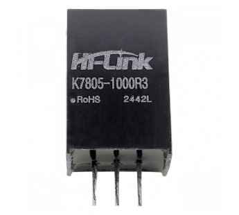 Модули питания Hi-Link K7805-1000R3 Модуль DC-DC преобразовательUвх=8-36/8-27В Uвых=5/-5В Iвых=1/-0,5А#2156753