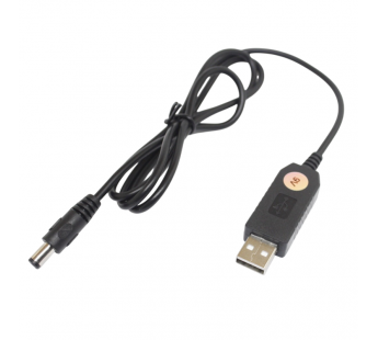 Модули питания NONAME Модуль питания с триггером быстрой зарядкиUSB QC2.0/QC3.0 Uвых=9В Imax=1А, разъем DC 5,5x2,1мм на проводе#2160997