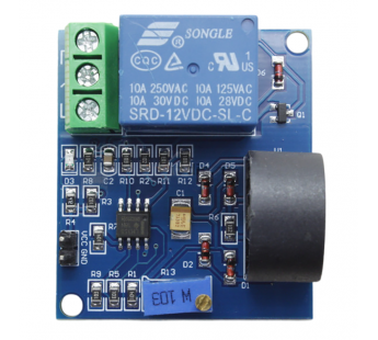 Модули реле и коммутации NONAME LM358+JCT5052C/ZMCT103CМодуль реле защиты от перегрузки по току 10A Uпит=12В с регулировкойпорога срабатывания#2161013