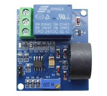 Модули реле и коммутации NONAME LM358+JCT5052C/ZMCT103CМодуль реле защиты от перегрузки по току 10A Uпит=24В с регулировкойпорога срабатывания#2161012
