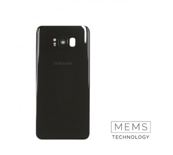 Задняя крышка Samsung Galaxy S8+ (G955F) (Черный) (Со стеклом камеры) Premium#2167845
