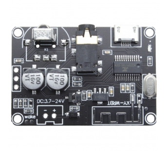 Модули аудио NONAME AC20BP/AC22BP/AC23BP/AS22BP МодульXY-WRBT MP3 с приемником Bluetooth 5.0 и пультом Uвх=3,7-24В#2156822