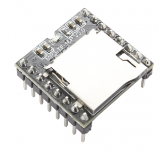 Модули аудио NONAME Модуль MP3 DFPlayer Mini с УНЧ 1x3Вт Uвх=5В#2156513