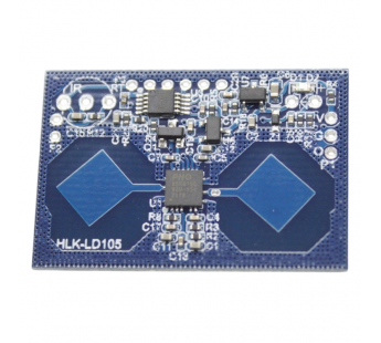 Модули датчиков Hi-Link XBR816C+SC8F5771 Модуль HLK-LD105радарного датчика движения F=10,525ГГц Uпит=3,3-12В#2156733