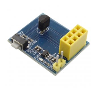 Модули датчиков NONAME DS18B20 Модуль датчика температуры дляESP-01/ESP-01S/ESP8266#2156580