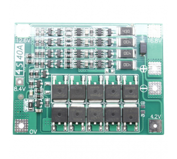 Модули зарядки NONAME BMS 4S 40A Balance Модуль защиты li-ionаккумуляторов с балансировкой#2160994