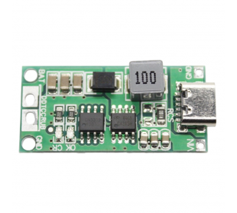 Модули зарядки NONAME CN3302+AO4468 Модуль зарядки li-ionаккумуляторов 2S Uвх=5В Iзар=1А (Type-C)#2156413
