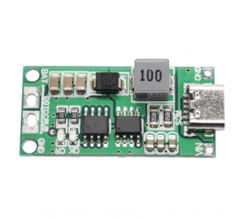 Модули зарядки NONAME CN3302+AO4468 Модуль зарядки li-ionаккумуляторов 2S Uвх=5В Iзар=4А (Type-C)#2156411