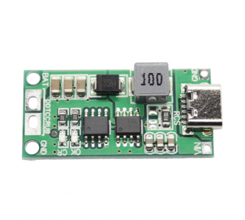 Модули зарядки NONAME CN3303+AO4468 Модуль зарядки li-ionаккумуляторов 3S Uвх=5В Iзар=1А (Type-C)#2156410