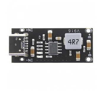 Модули зарядки NONAME IP2312 Модуль зарядки li-ion аккумуляторовUвх=5В Iзар=1-3А Uзар=4,2/4,3/4,35/4,4 с защитой (Type-C)#2156404
